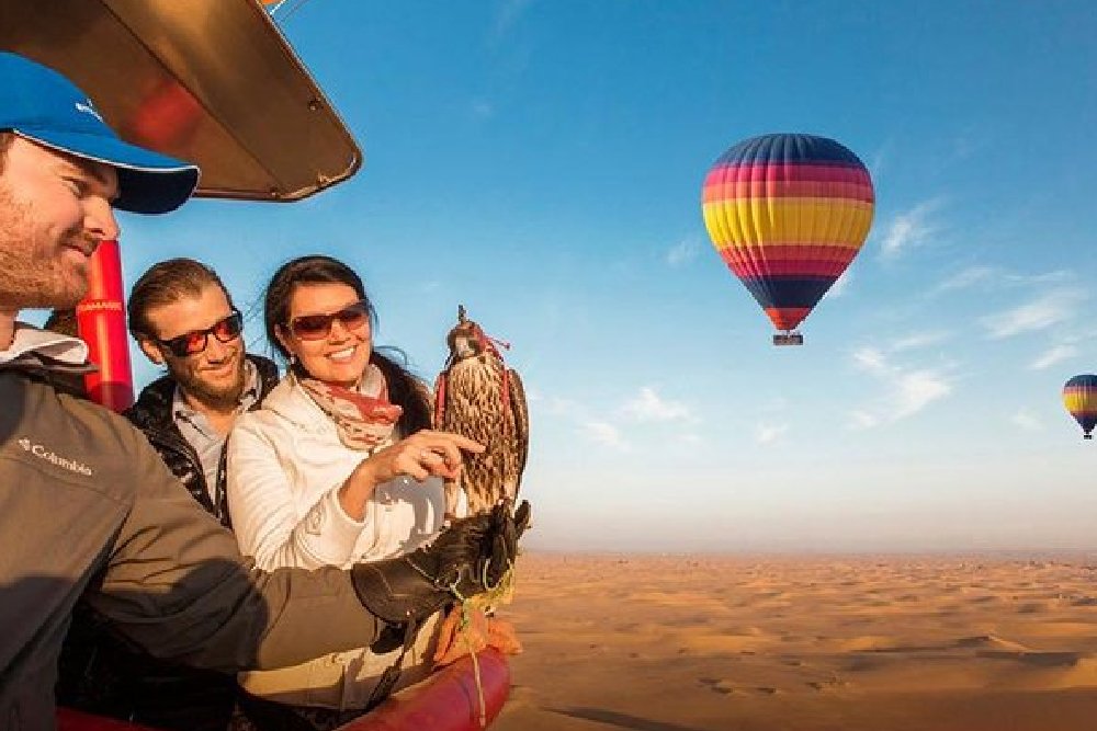 Exotic Sunrise in Hot Air Balloon Phoenix